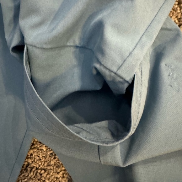 FIGS SAUMER HIGH WAISTED JOGGER SCRUB PANTS COLOR BLUE NWT - Picture 9 of 13